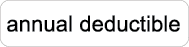 annual deductible